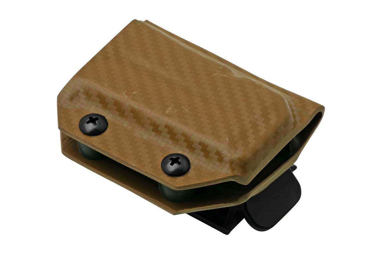 Clip And Carry Kydex Sheath Leatherman Wave, Wave Plus, Carbon Fiber Brown LWAVE-CF-BRN riemholster