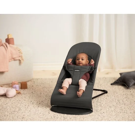 Transat Balance Soft Tri-Fab   Anthracite        de               BabyBjörn