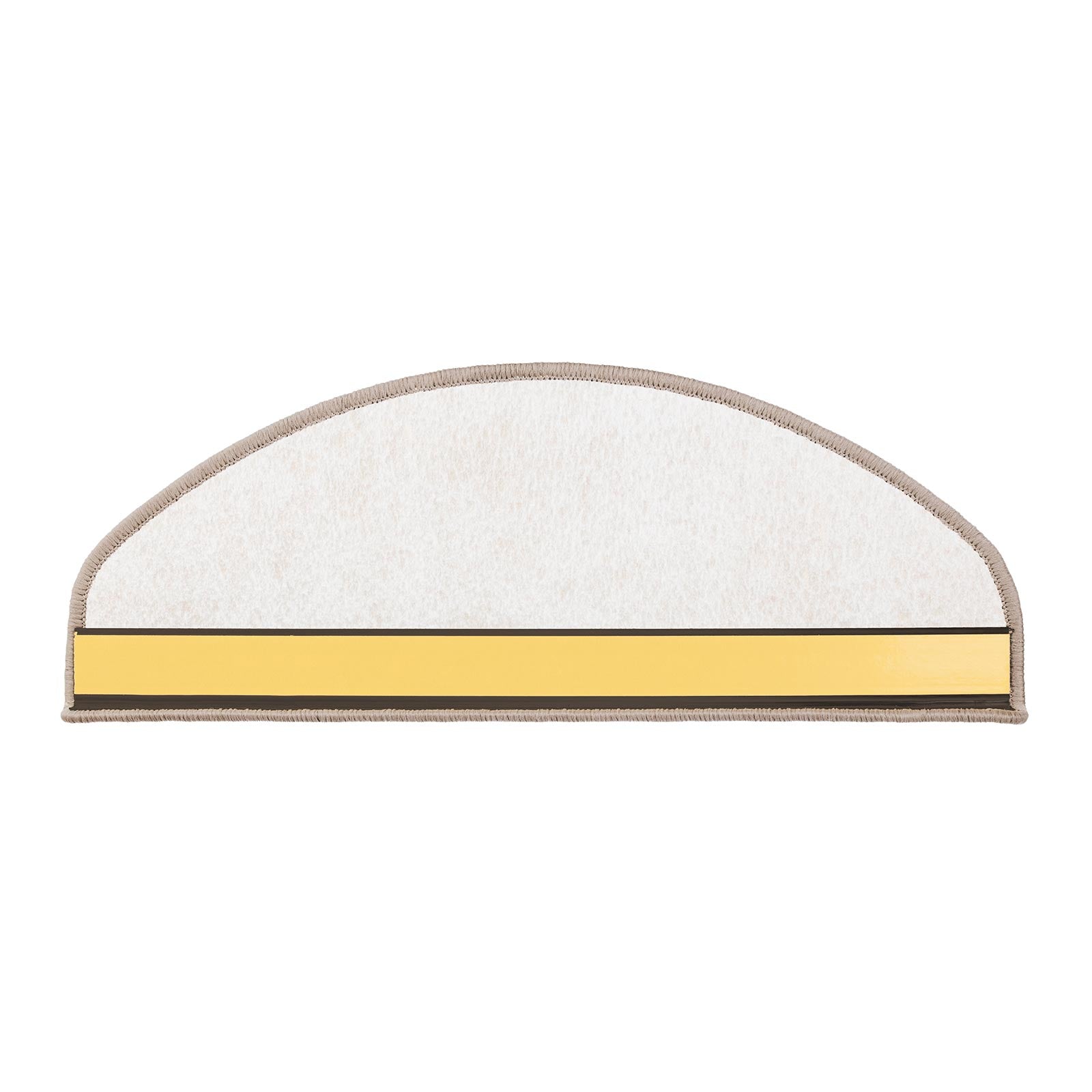 Karat Stufenmatte Ponto | Beige | Halbrund