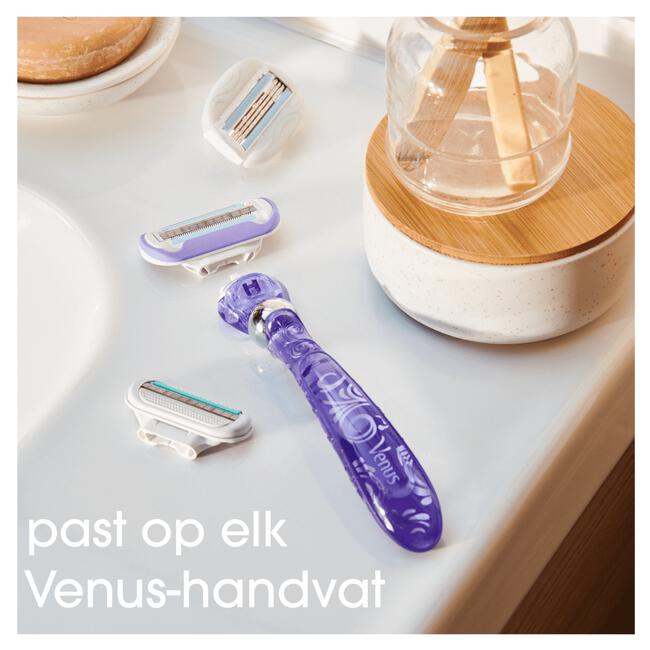 Gillette Venus Deluxe Smooth Swirl Extra Glad Scheersysteem 5 Blades