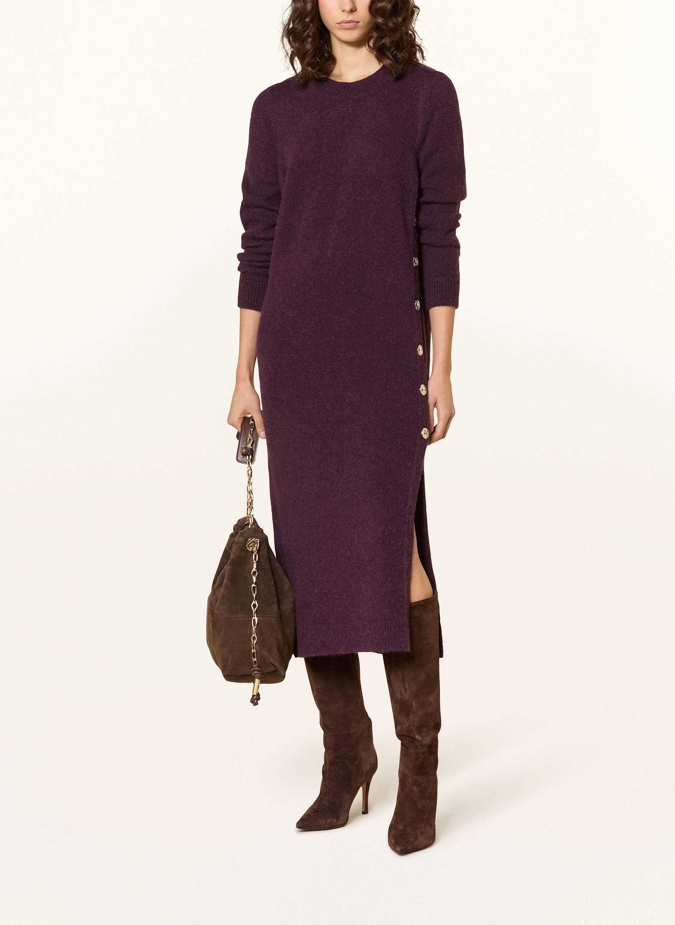 ba&sh Kleid DOREE mit Alpaka