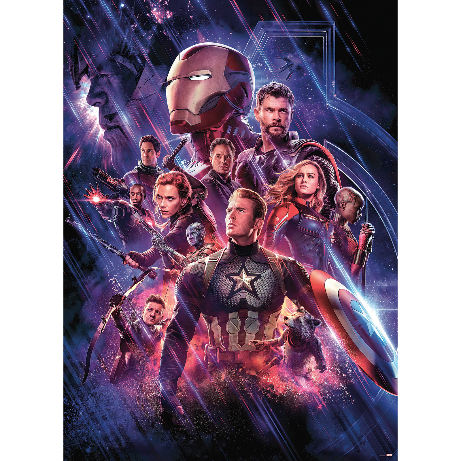 Papier-Fototapete AVENGERS ENDGAME MOVIE - bunt - 184x254 cm