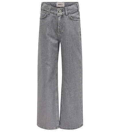 Kids Only Bukser - KogCobain - Light Grey Denim/Sølver