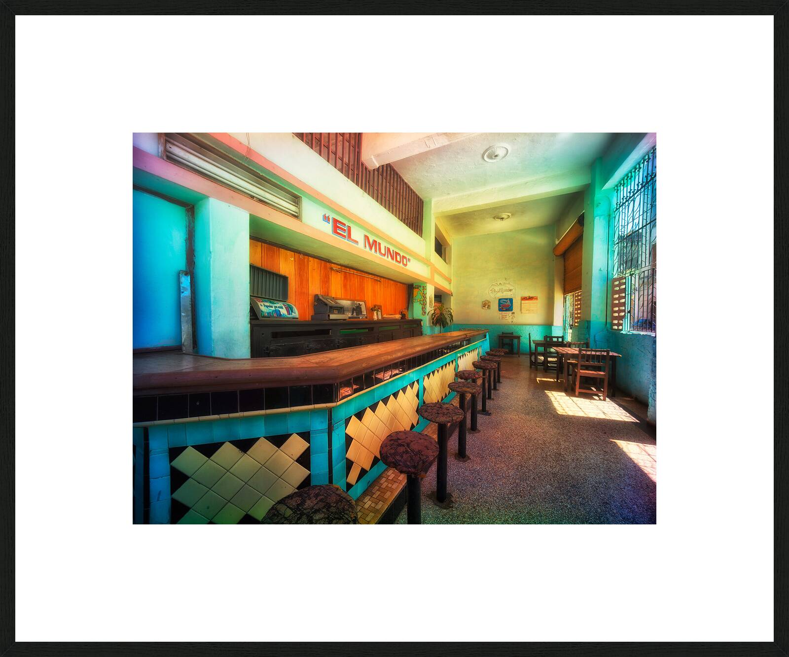 Bar El Mundo by Werner Pawlok - Limited Edition. Edition of: 150. Signed.