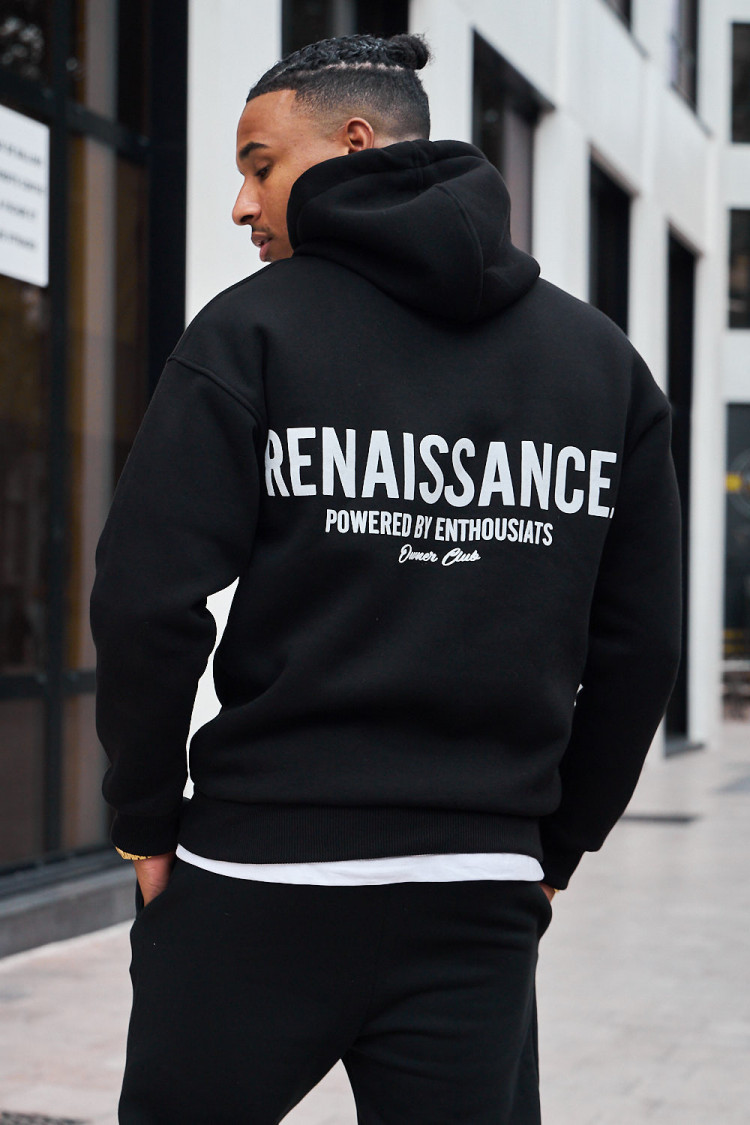 Sweat à capuche noir 