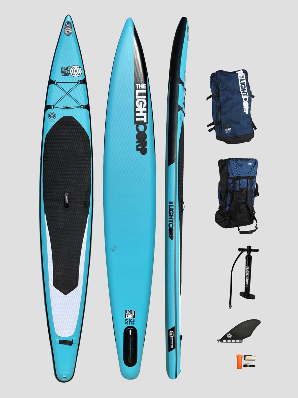 Light ISUP The Blue Series Race Youth 12'6 X 2 SUP uni