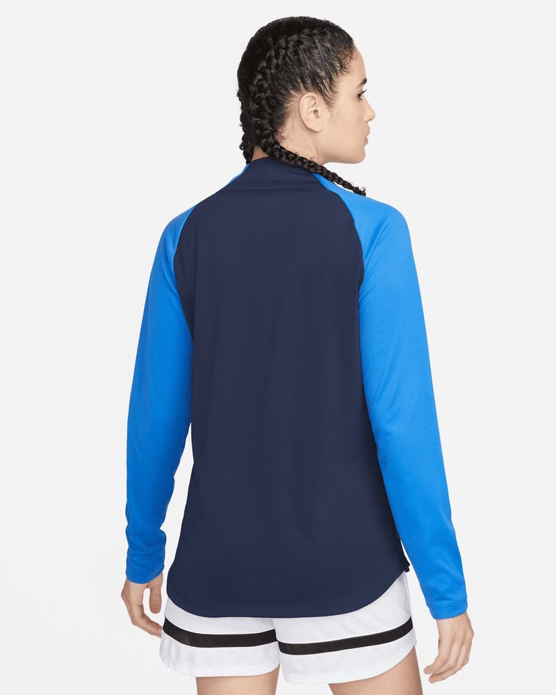 Haut d'entrainement 1/4 Zip Nike Academy Pro Bleu Marine pour femme