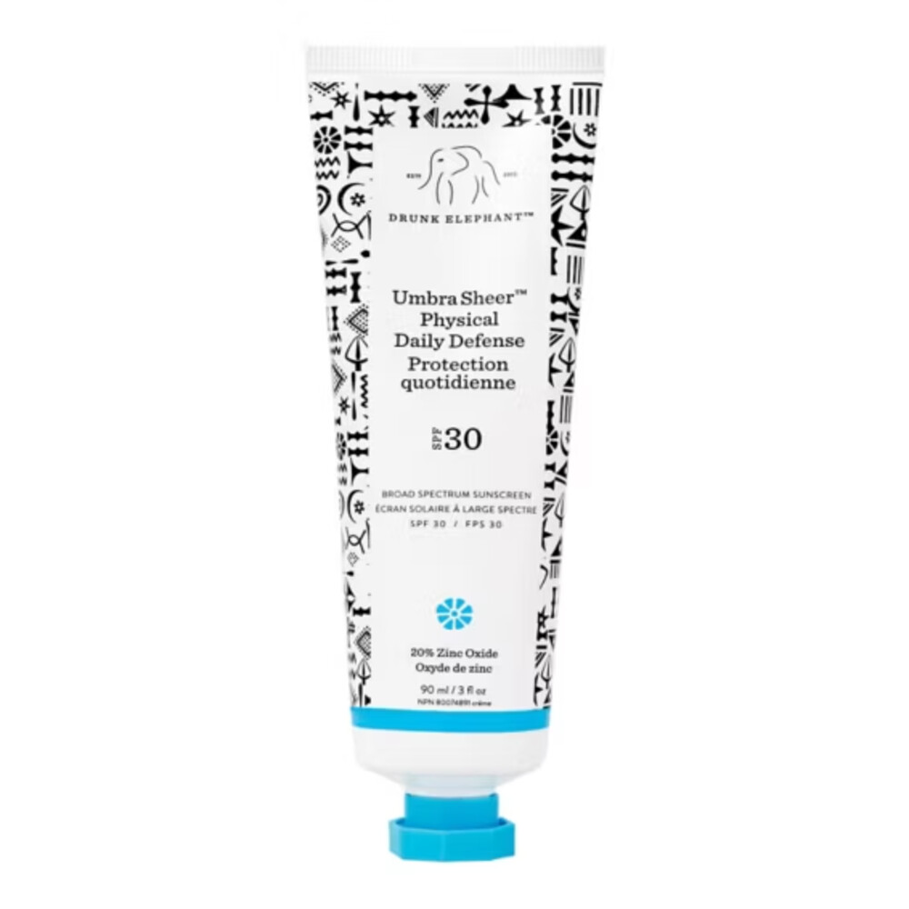 Drunk Elephant Umbra Sheer Physical Daily Defense SPF 30 Zonnebrandcreme90ml