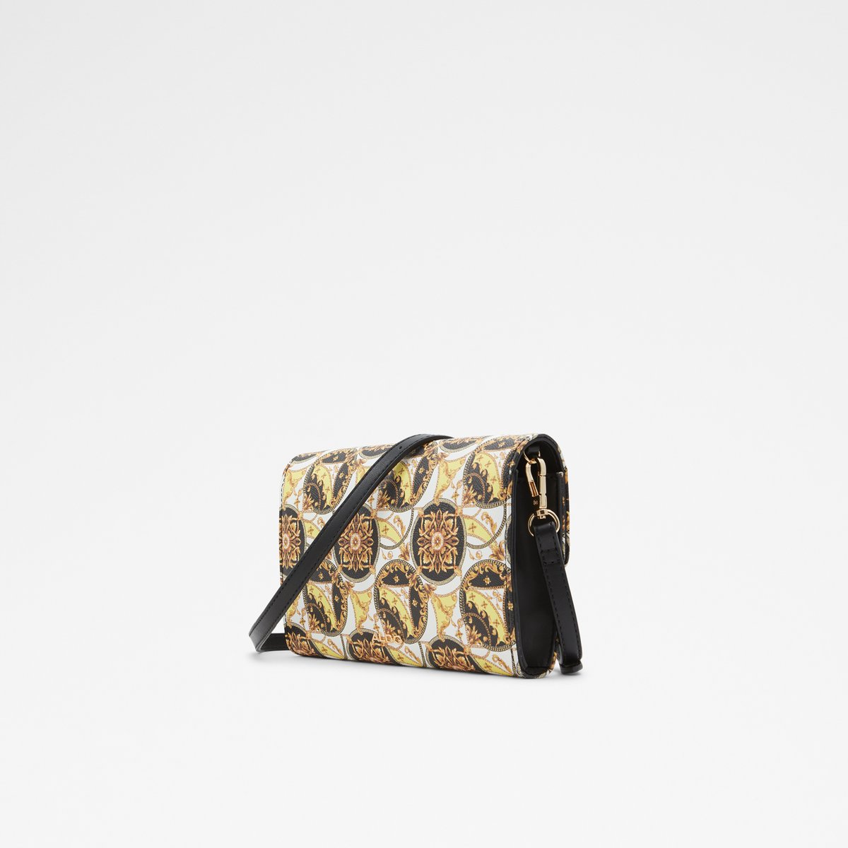Caenia Black-Gold Multi Women Wallets