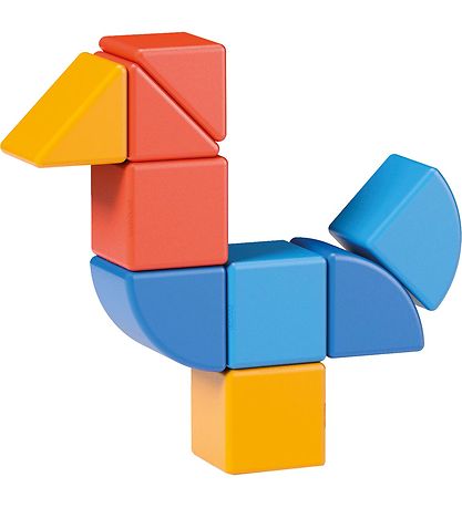 Geomag Magnetset - Magicube Shapes Animal Recycled - 9 Teile