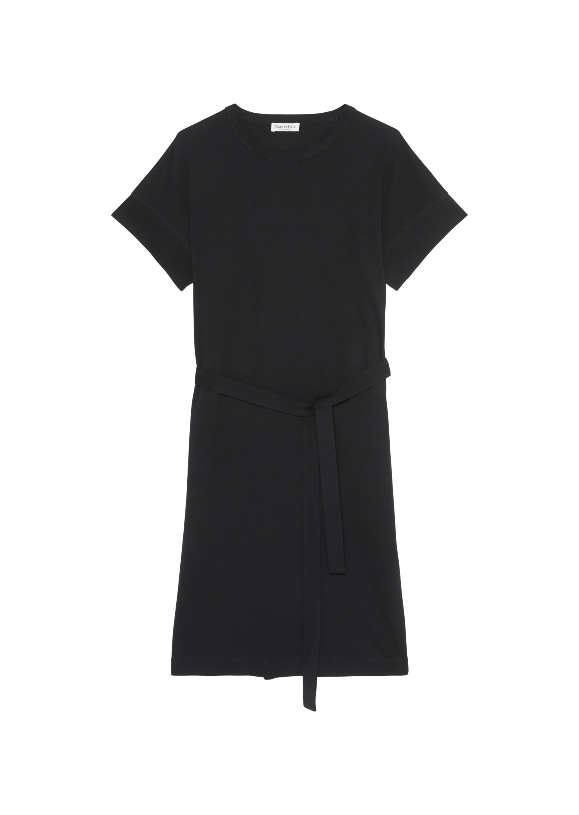 T-Shirt-Kleid mit Gürtel aus Interlock-Jersey