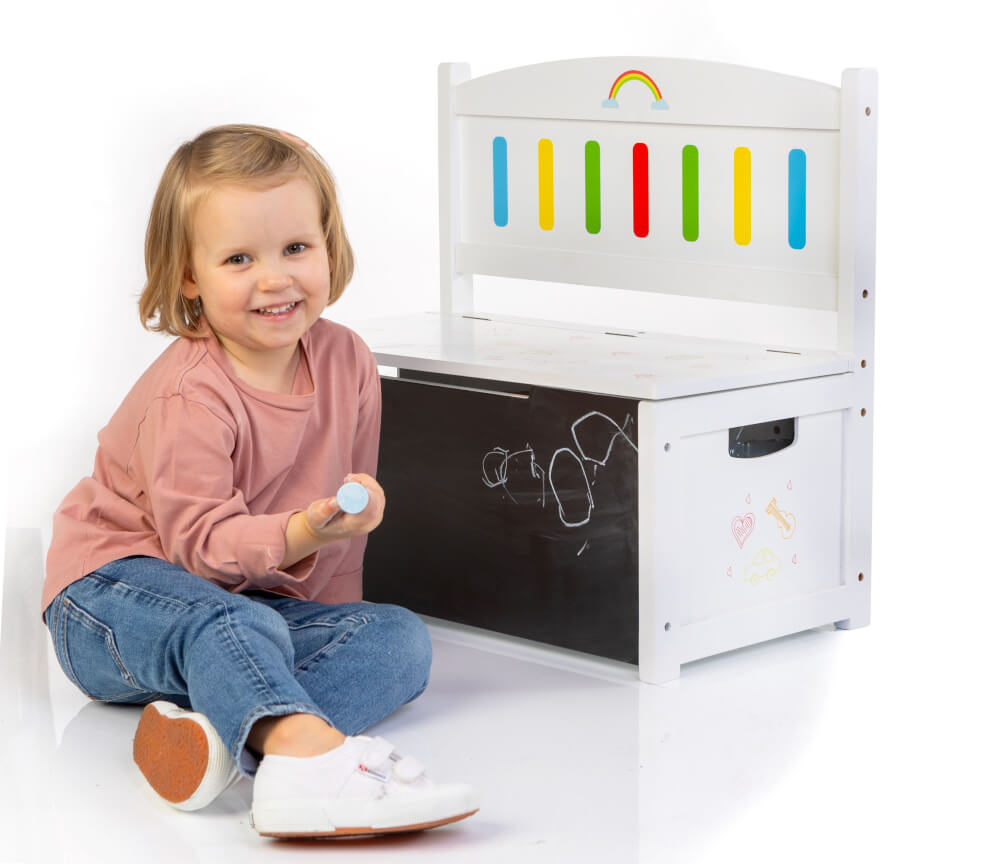 SpielMaus Holz 3 in 1 Sitzbank