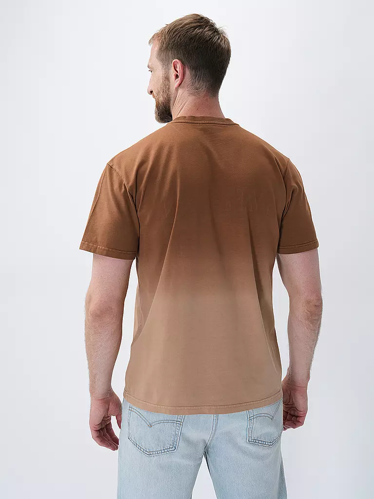 JW ANDERSON T-Shirt LOGO GRADIENT TEE braun