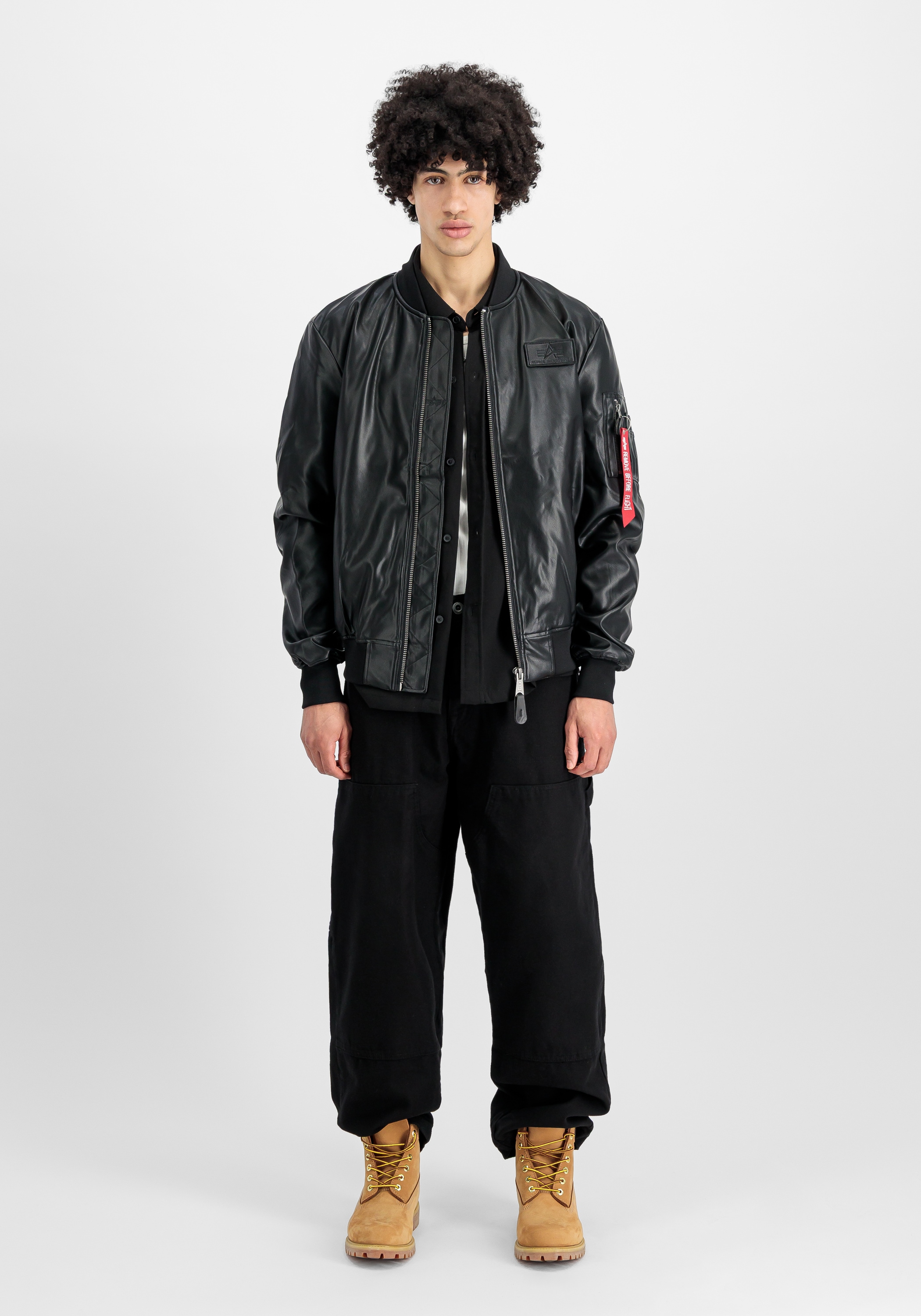 Alpha Industries Lederjacke »MA-1 VF Vegan Leather Light«