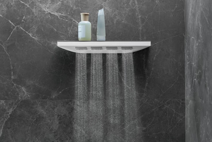 Hansgrohe Rainfinity schouderdouche met planchet wit mat