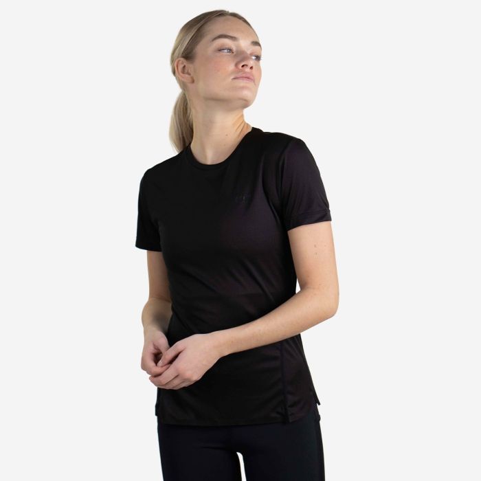 Lipati Dame T-shirts Strato AL Tee Regular Fit Sort