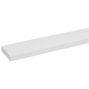Lat geschaafd grenen wit gegrond 15x71mm 270cm