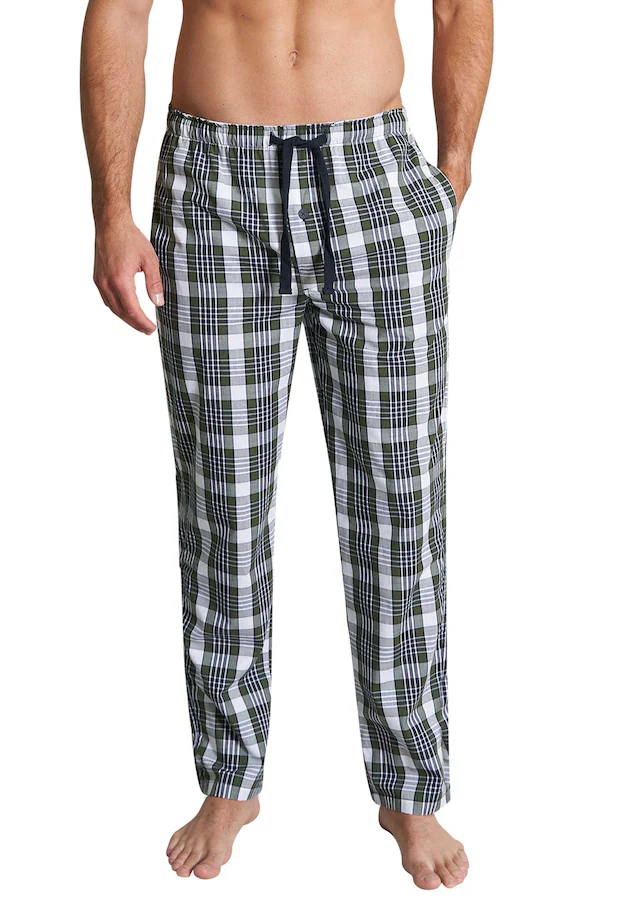 TOM TAILOR Pyjamahose »Dakota«  Bindeband, Seitentaschen, locker, bequem, atmungsaktiv