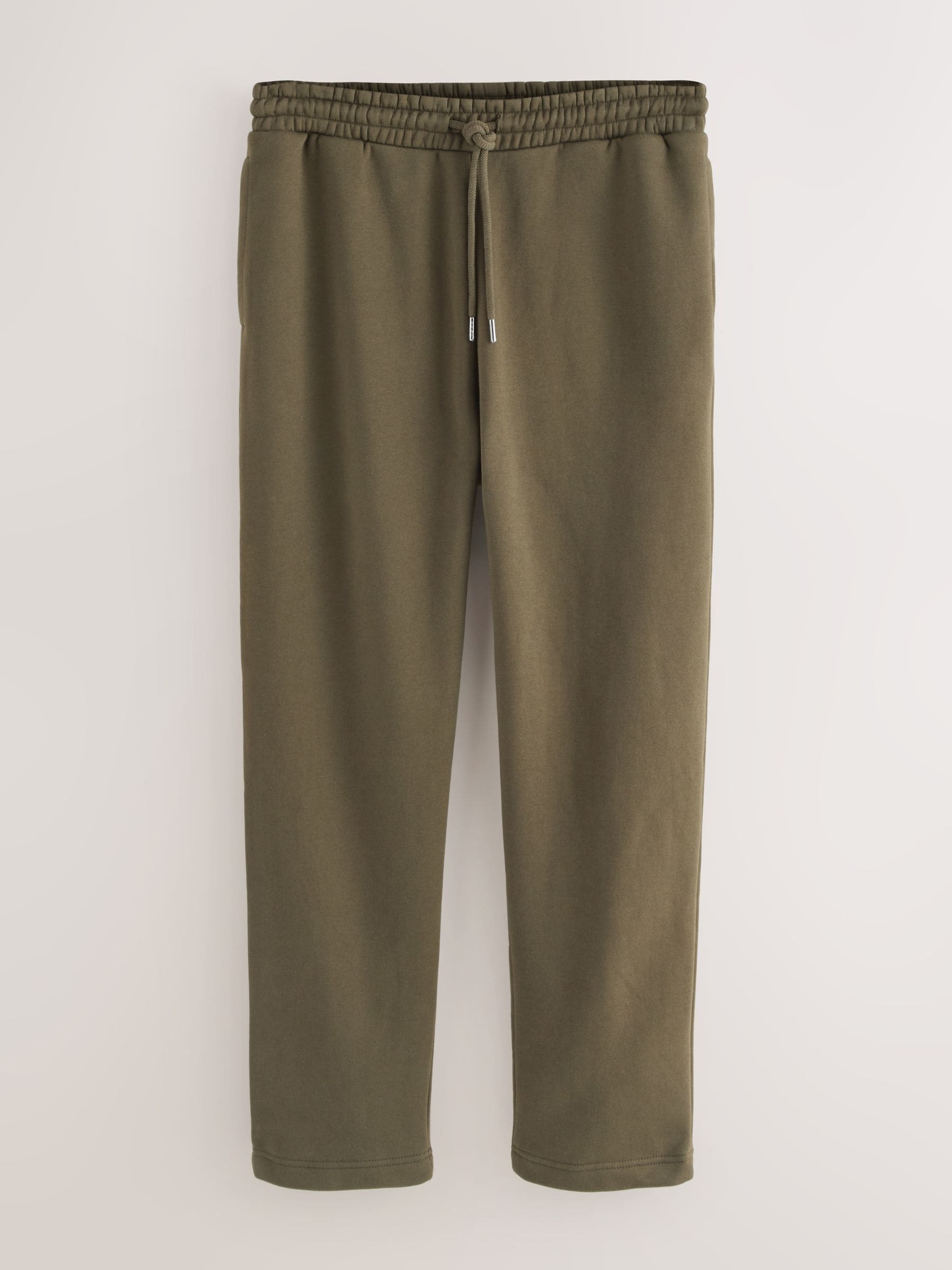 Zwart/leigrijs/kakigroen - Set van 3 jersey joggingbroeken met hoog katoengehalte