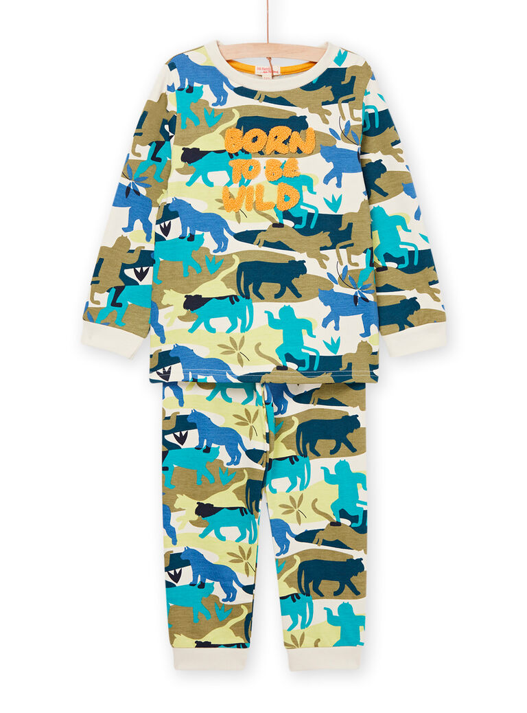 Pyjama à imprimé animalier