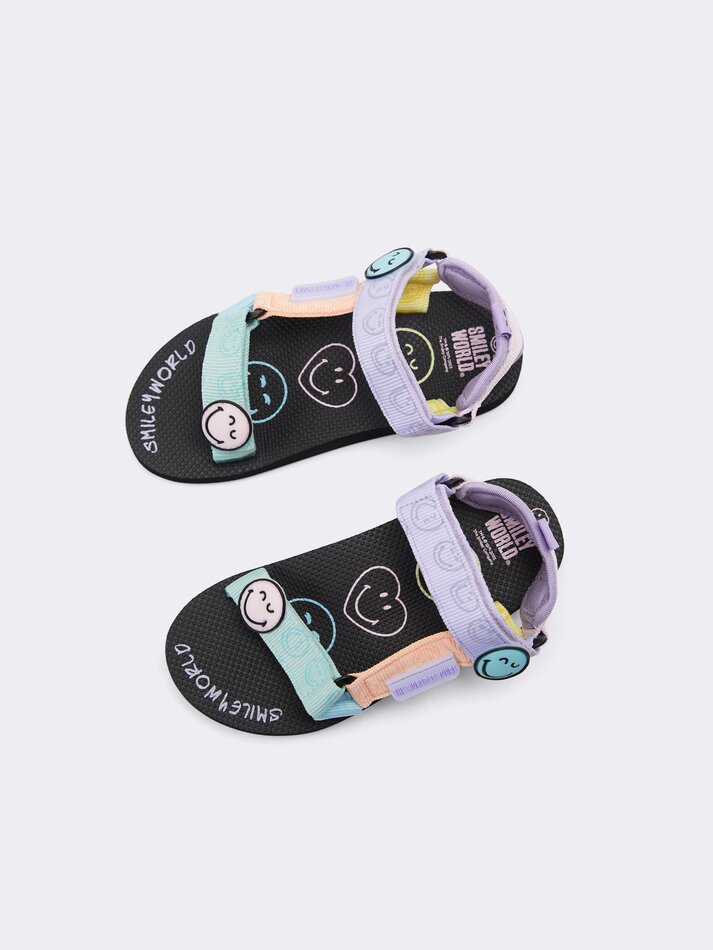 Sandália esportiva SMILYWORLD - Preta