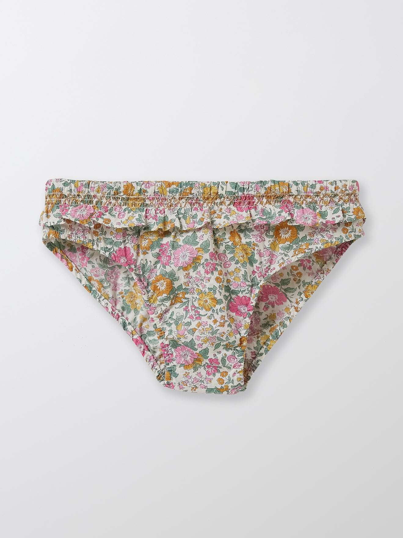 Culotte de plage en tissu Liberty fille