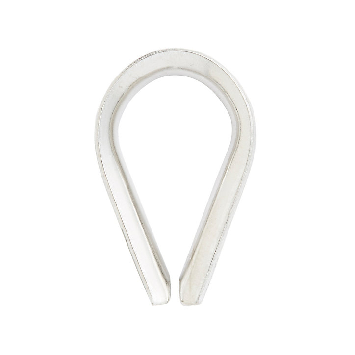 Lot de 2 cosses-coeur Inox pour câble ø4 mm