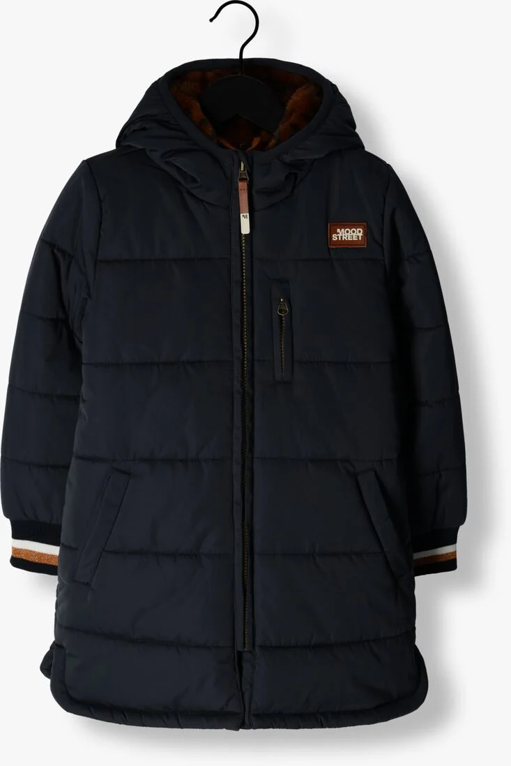 MOODSTREET donkerblauwe moodstreet  girls jacket parka