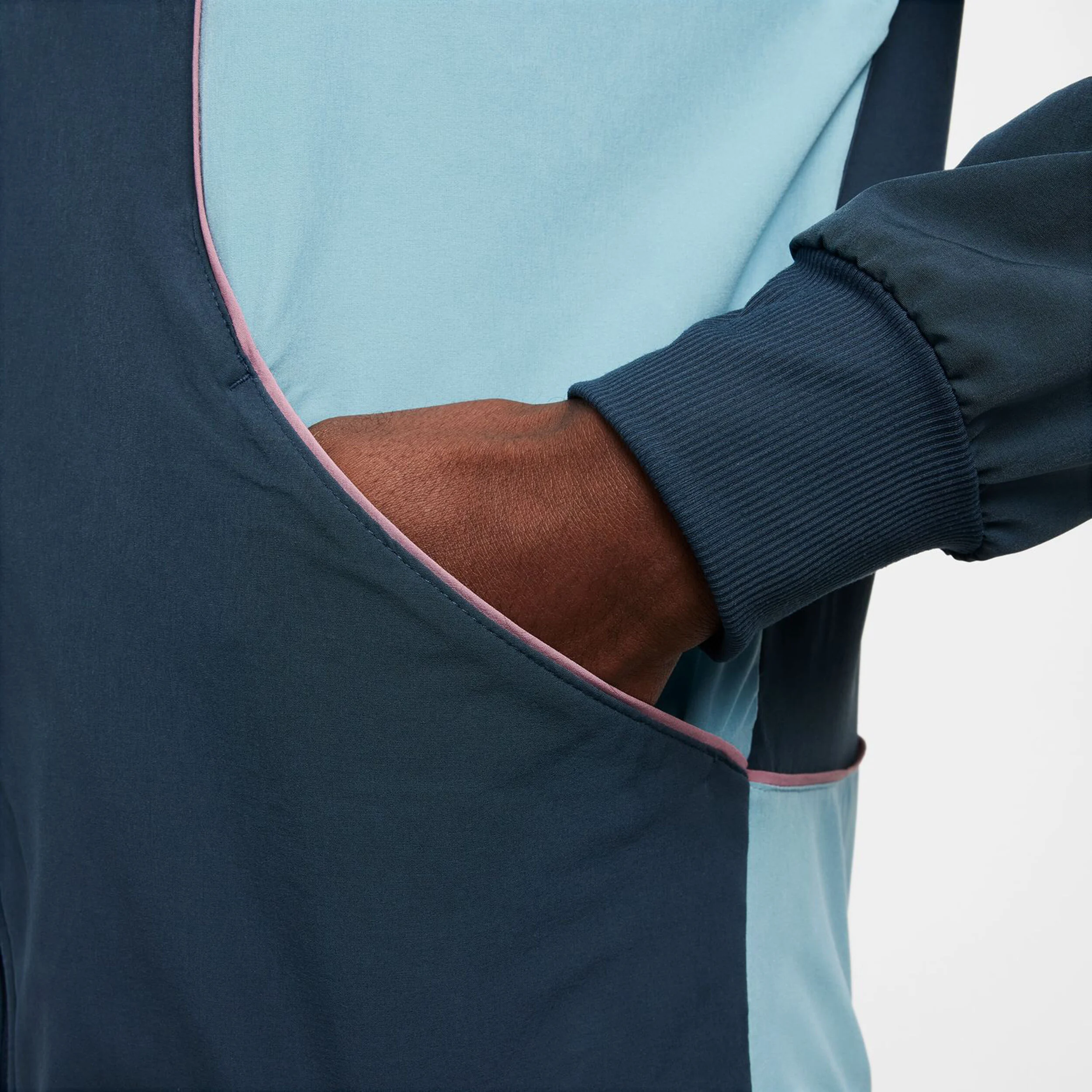 Nike Court Dri-Fit Advantage Veste De Survêtement Hommes - Bleu Foncé , Bleu Clair