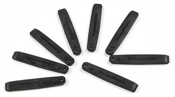 Lot de 8 Démonte Pneus Technomousse Noir