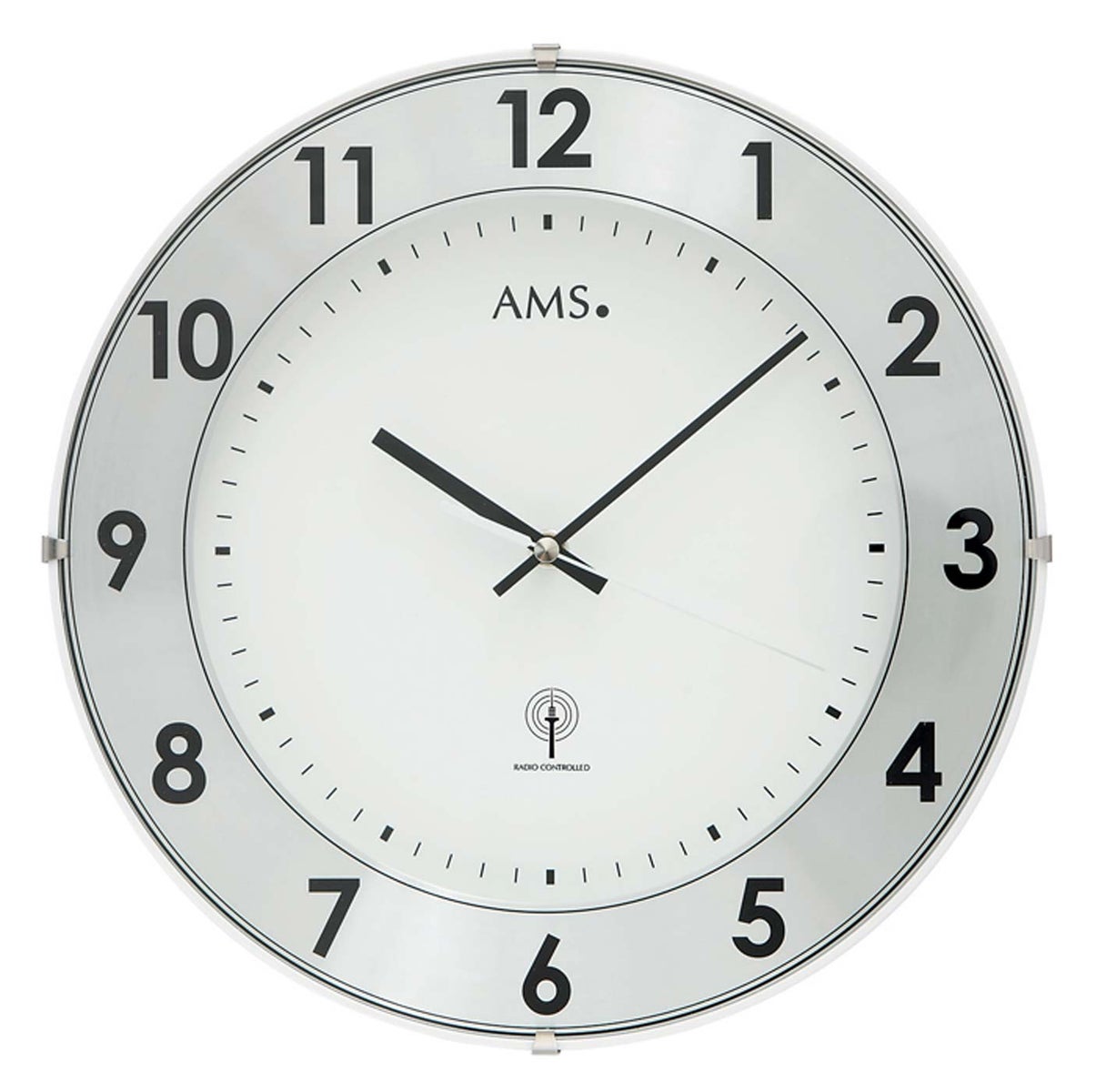 AMS Wandklok 5948 | Radiogestuurde klokken | Kantoorklokken