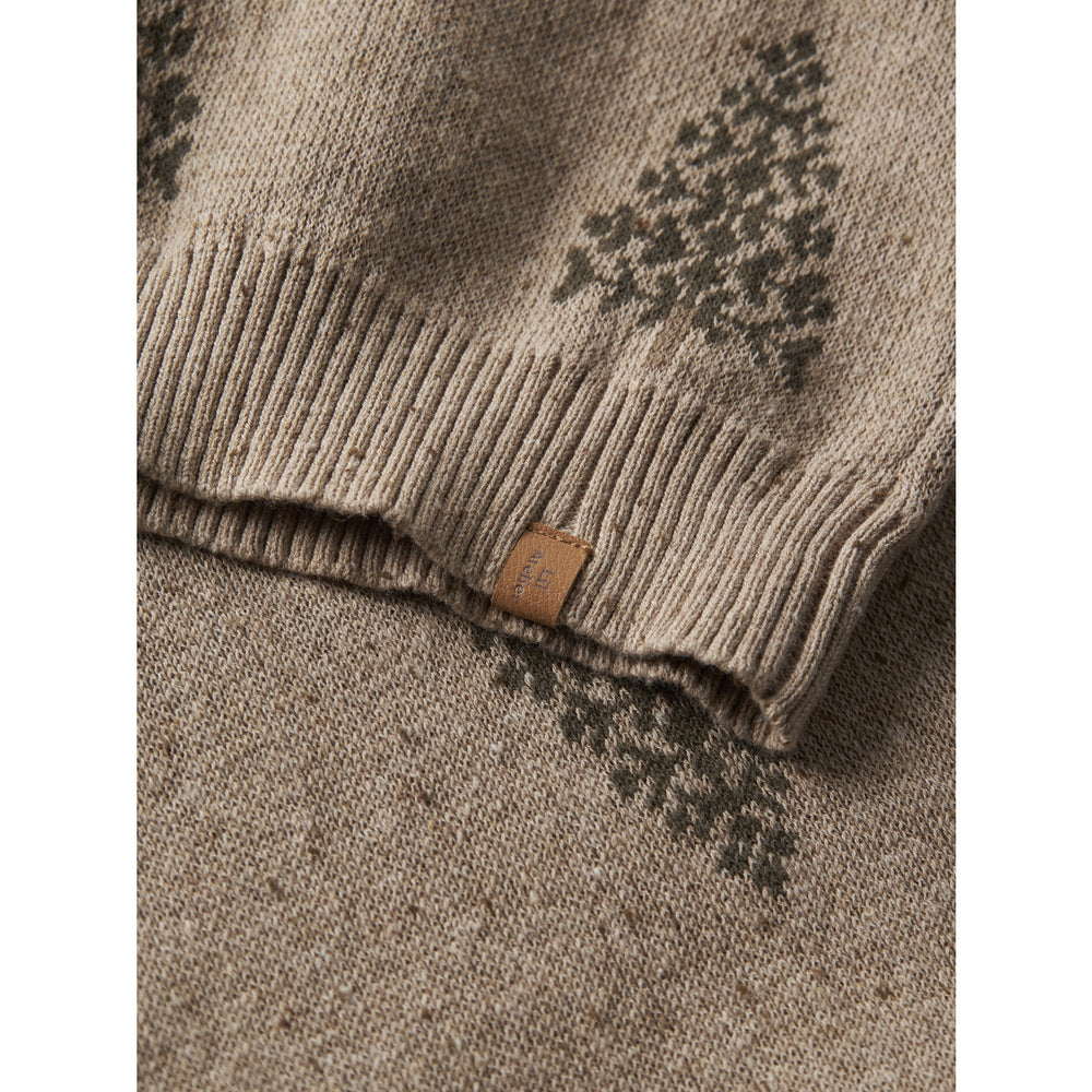 Køb Lil'Atelier Oxford Tan Nmngalto Bob Ls Strik Lil