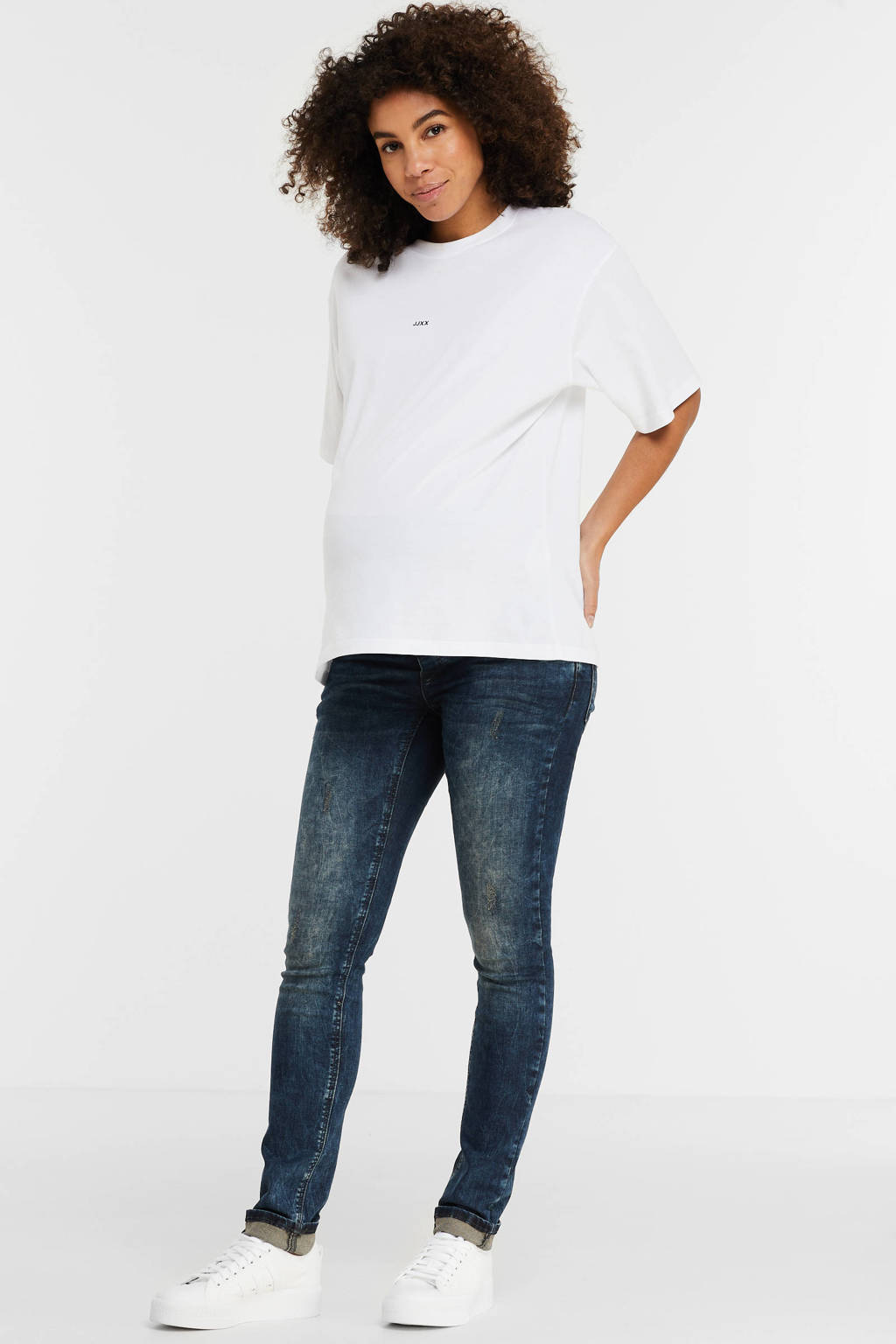 ESPRIT Maternity slim fit zwangerschapsjeans dark denim