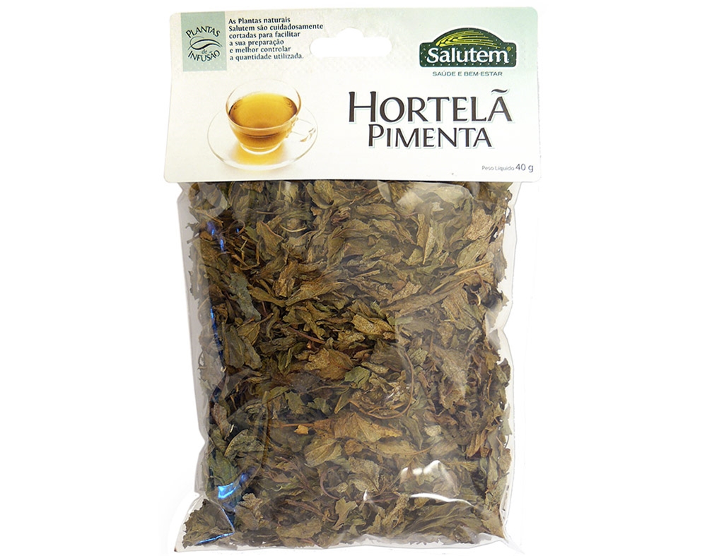 CHÁ SALUTEM EM SACO HORTELÃ PIMENTA 40G