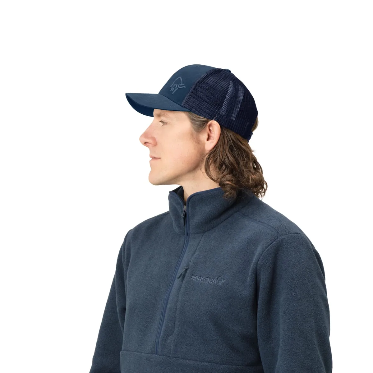 Norrøna /29 Trucker Mesh Snap Back Cap Indigo Night