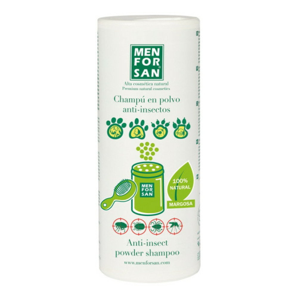 Shampooing men for san chien répulsif d'insectes sous forme de poudre (250 g)