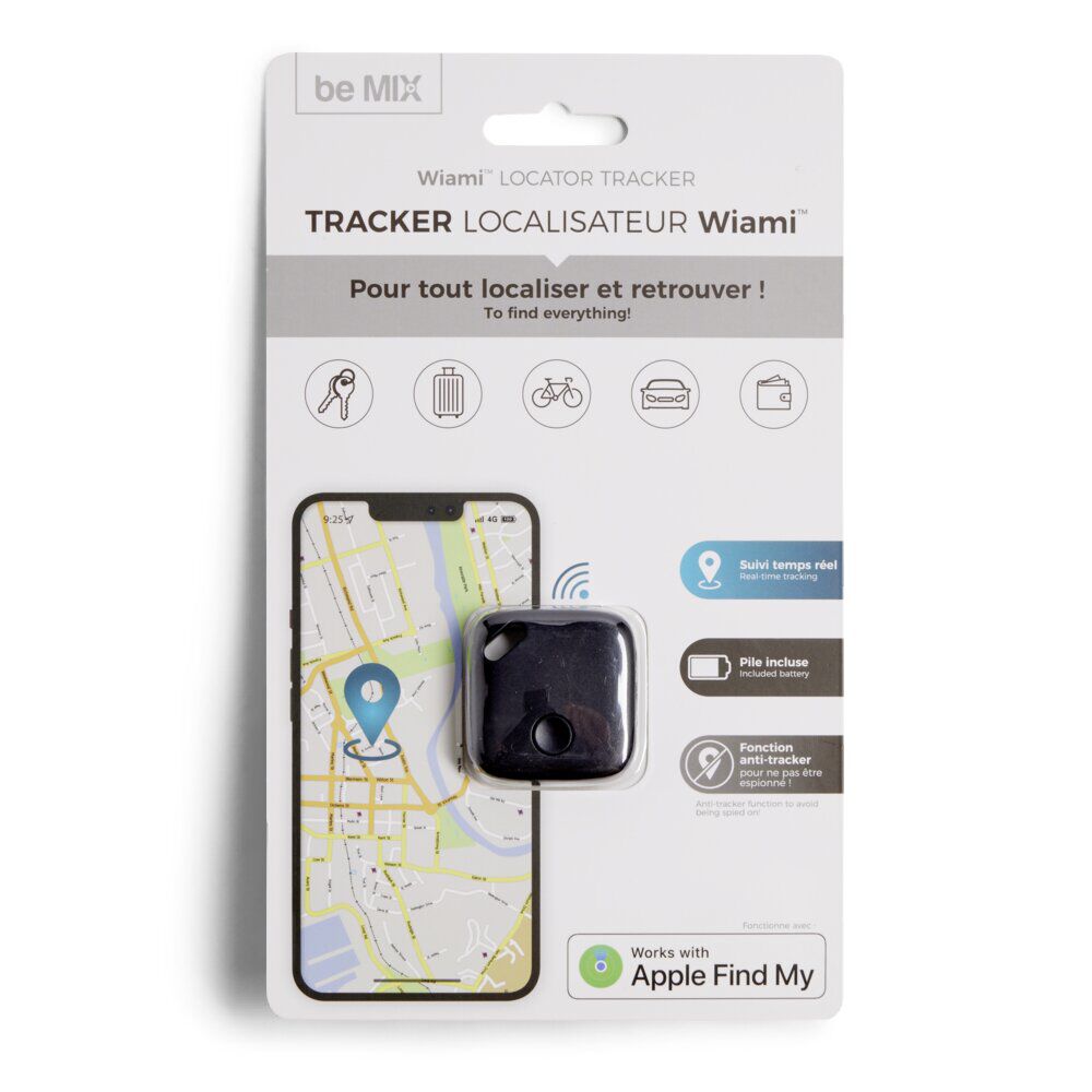 Traqueur localisateur noir