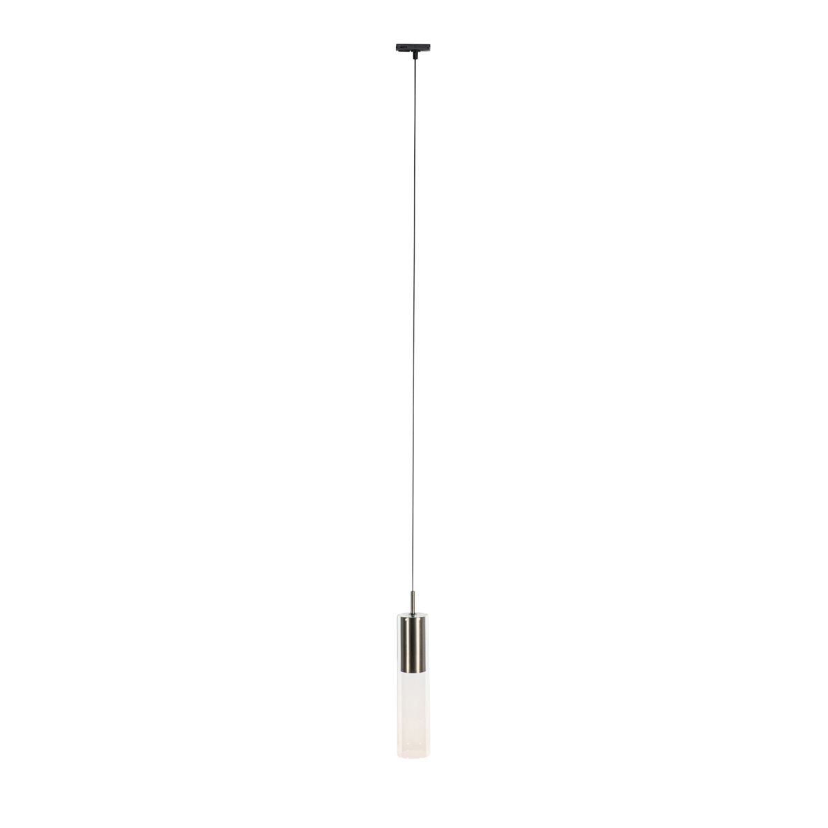Moderne hanglamp gunmetal voor railsysteem 1-fase - Iconic Lloyd