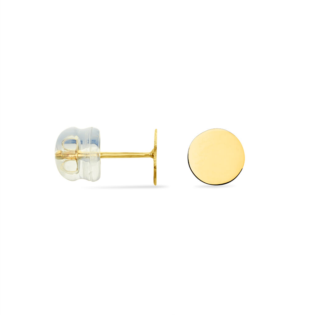 Boucles D'oreilles Puces Genovera Or Jaune