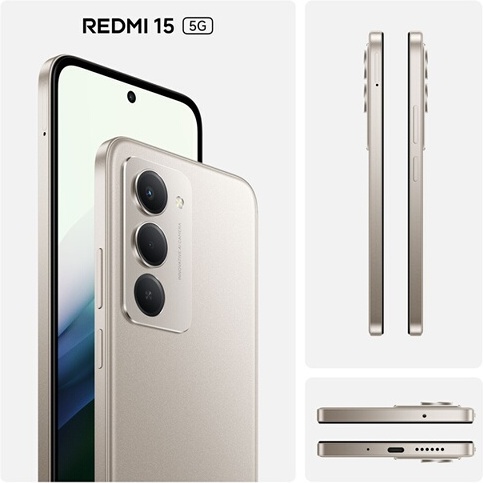 Smartphone Xiaomi Redmi 15 5G 8/256 Titan Gray