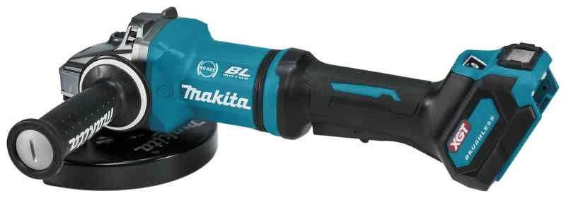 Makita GA037GZ04 40V Max Haakse slijper 180 mm zonder accu's en lader met veiligheidsschakelaar