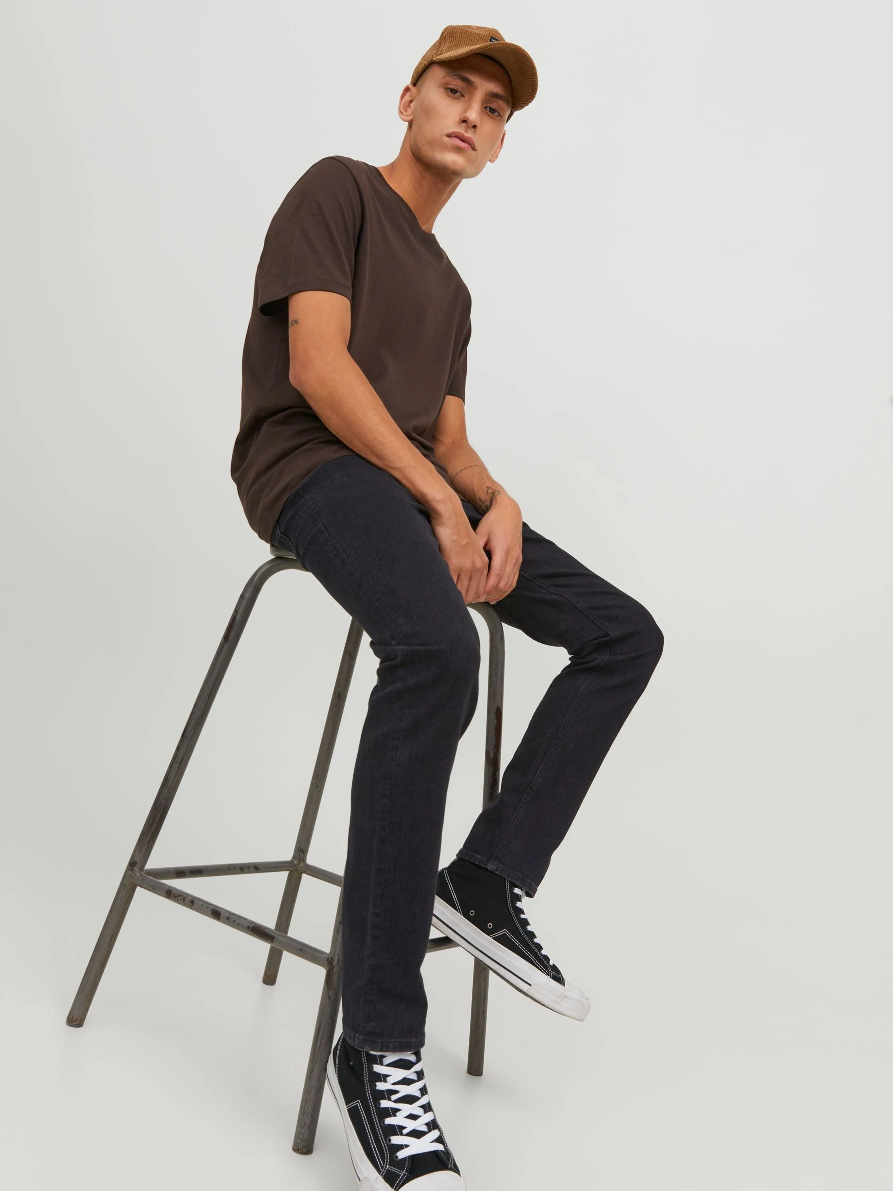 Zwart - Jack & Jones - Niet-afslim-fit Niet-afsnulpte Niet-afsneuze Slim