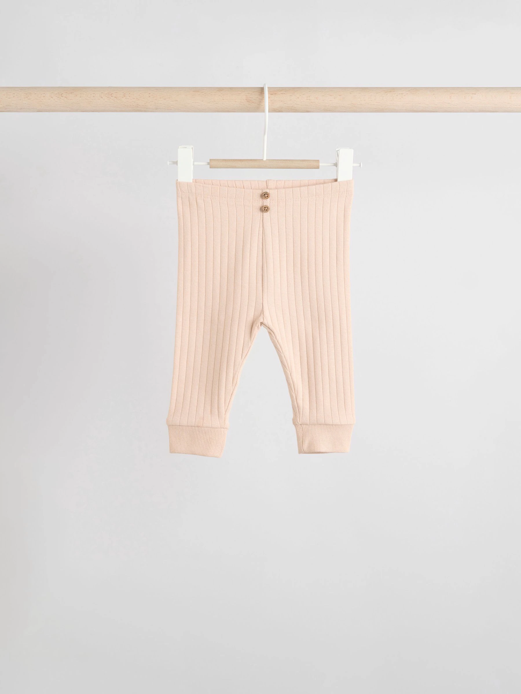 Mono/Naturel - Verpakking van 4 babyleggings (0 mnd -3 jr)