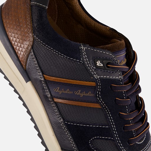 Australian Filmon Sneakers blauw Leer