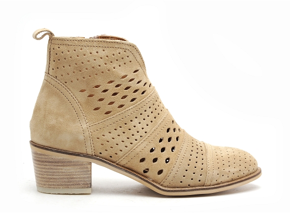Alpe boots bottine talons femme 505 beige