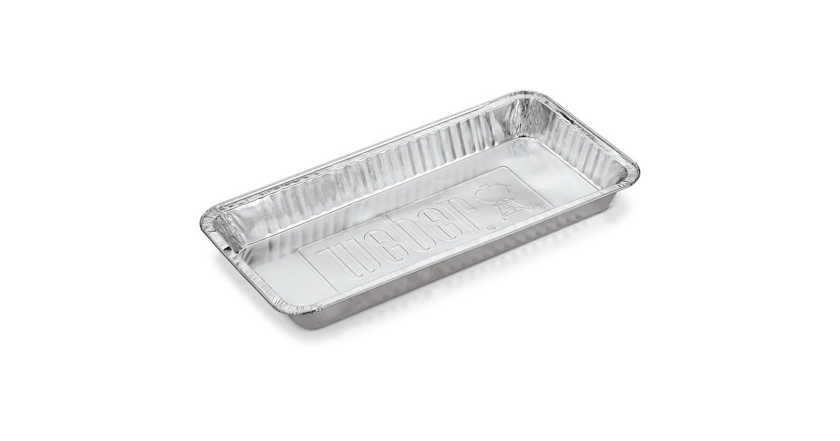 WeberLekbakjes druipschaal  (Zilver, 5 stuks)