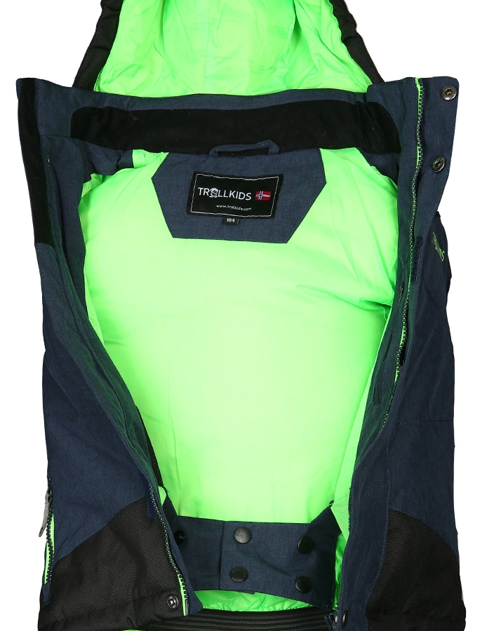 WinterjaKids NOREFJELL meliert in navy/grün