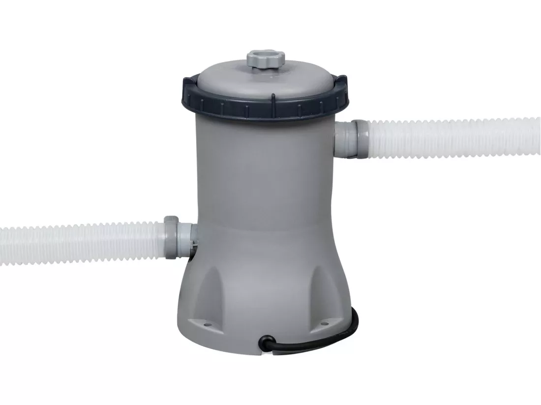 Piscine Gonflable Fast Set Bestway Imitation Rotin 457x107 cm Épurateur à Cartouche de 2 006 L/H Échelle