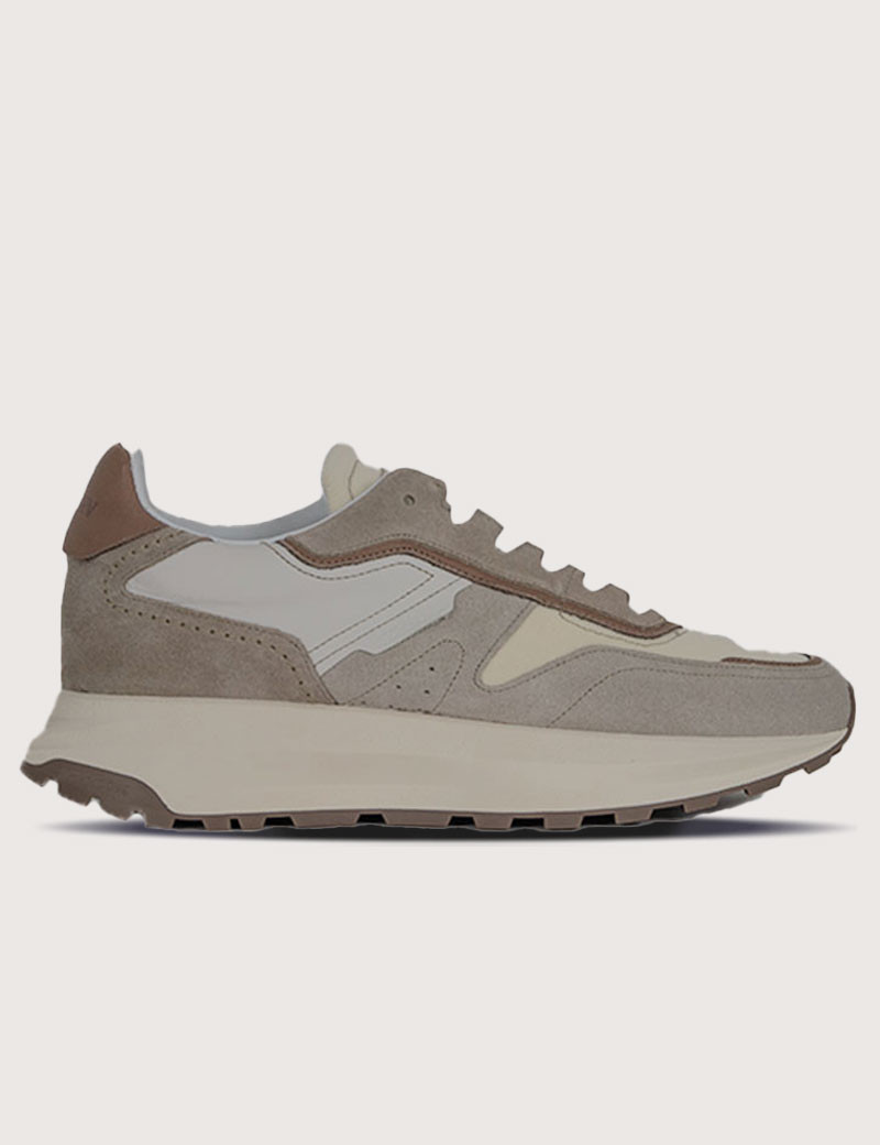 SCHMOOVE BASKETS RUNNING FIRE RUNNER GRIS BEIGE
