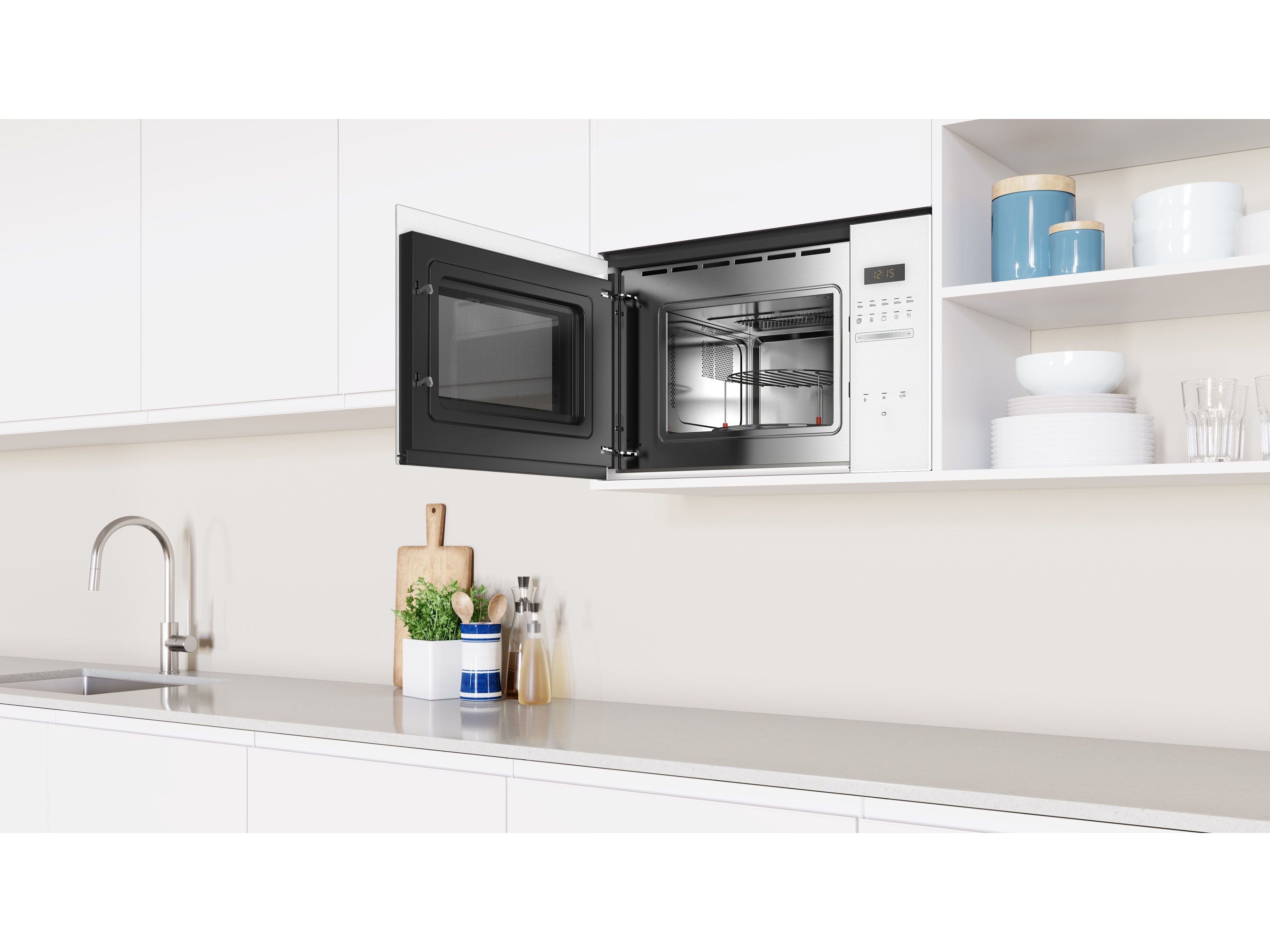 MICRO ONDAS DE ENCASTRE BALAY 3CG5172B2 COM GRILL 20L BRANCO